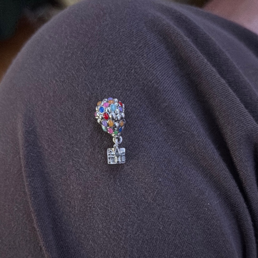 Colorful Hot Air Balloon Brooch